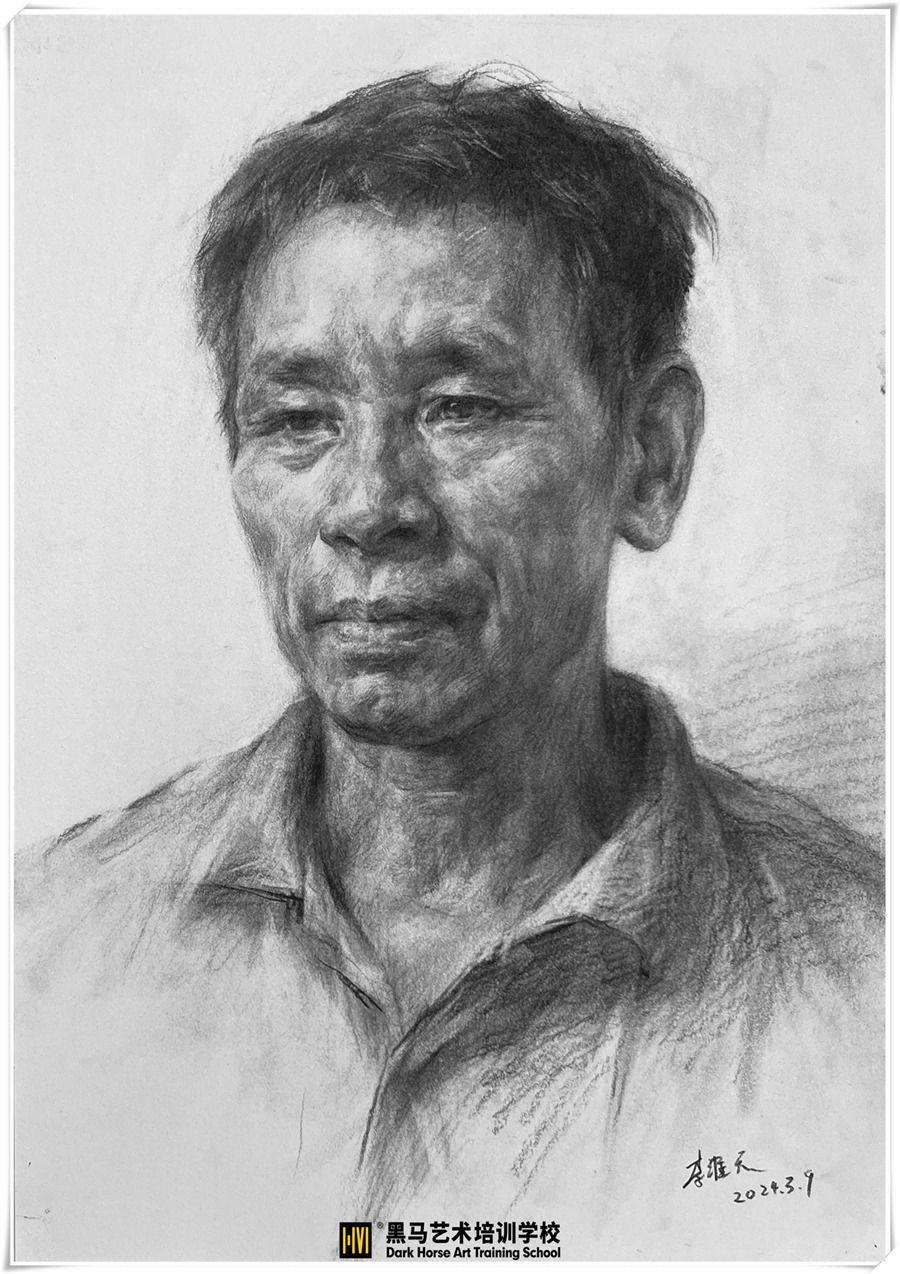 素描頭像寫生(sheng)